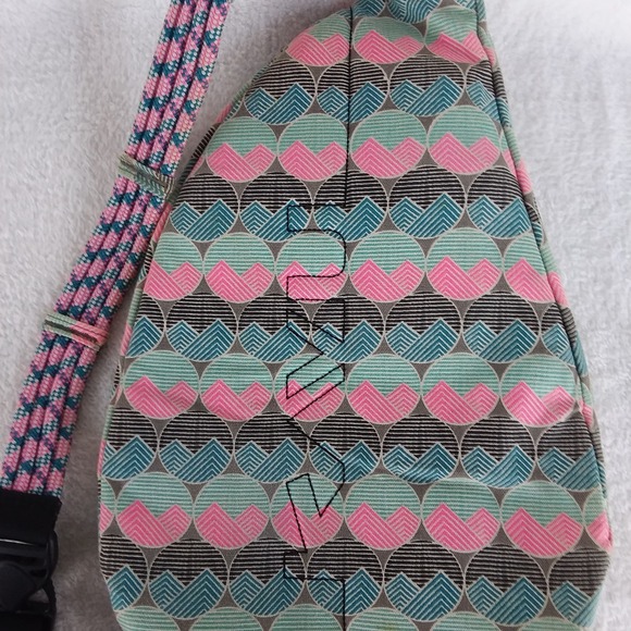 Kavu Original Rope Sling Crossbody Bag Mountain Print Hiking Outdoors Travel - Picture 9 of 11